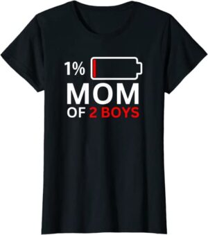 mom of 2 boys shirt